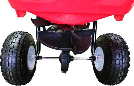 ERCO SP-1210 Streuwagen für Salz 35L Rasendünger Handstreuwagen Streusalz