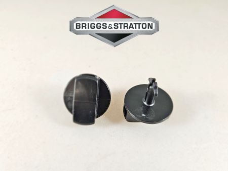 2x original Briggs & Stratton Luftfilterdeckel Verschluss Schraube Knopf 597244