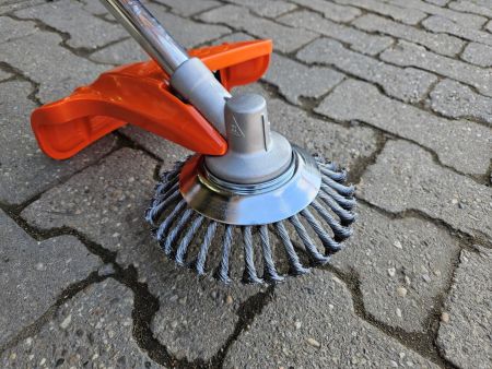 Wildkrautbürste für Freischneider Motorsense 200mm 20/25,4mm Unkrautbürste