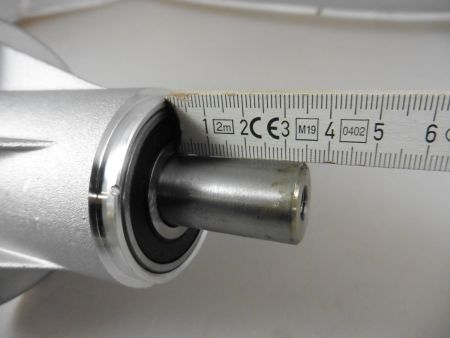 Messerspindel für Castelgarden Mähwerk rechts 102cm 122cm Messerwelle TC TCP TP