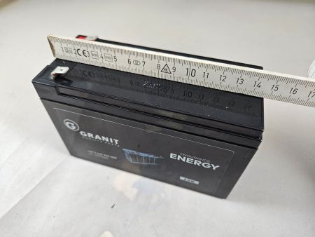 Granit Starterbatterie 12V 7,2Ah Akku GGP Alpina Wolf Castel Garden