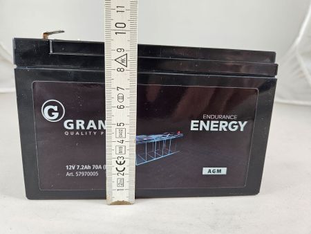 Granit Starterbatterie 12V 7,2Ah Akku GGP Alpina Wolf Castel Garden
