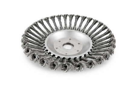 Preview: Wildkrautbürste für Freischneider Motorsense 200mm 20/25,4mm Unkrautbürste