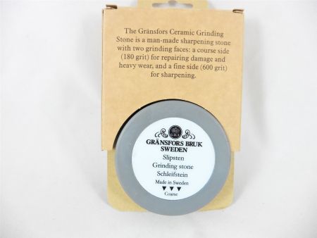 Gränsfors Schleifstein für Axt zweiseitig grob & fein Axtschleifstein Spaltaxt