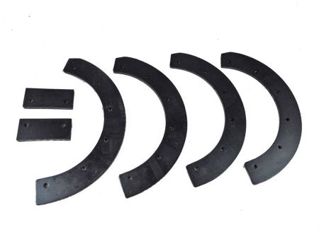 Preview: Gummipaddel für SNAPPER MURRAY Schneefräse 3200 SX5200 Paddel Fräsgummi 6-0631