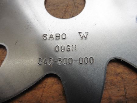 Preview: original Sabo Vertikutierer Messer Vertikutiermesser D 45 C, 45-210 Messersatz