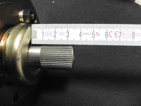 original MTD Messerwelle Rasentraktor Super18 117cm Mähwerk links Messerspindel