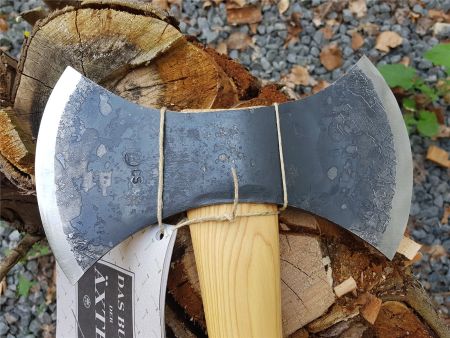 Gränsfors Bruk Wurfaxt Doppelaxt 74cm inkl. "Buch der Äxte" handgeschmiedet