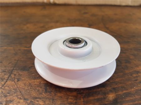 Preview: Umlenkrolle Spannrolle Riemenscheibe MTD Keilriemen V Typ Metall Lager 67 mm