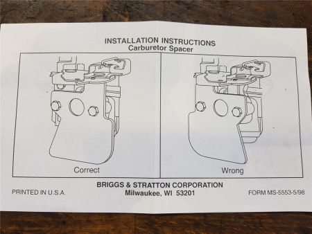 original Briggs & Stratton Dichtungssatz für Vergaser Reparatursatz 792383