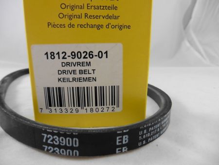 Preview: original Stiga Keilriemen Riemen Schneefräse Fräse Fräsantrieb Auswurf 522 524