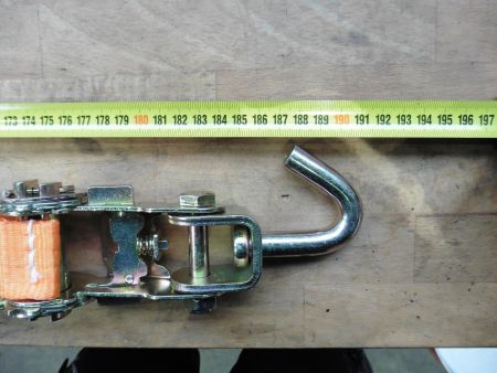 4 x Zurrgurte 1,8 m Autotransport Anhänger Ladungssicherung Car Lashing 1000 daN