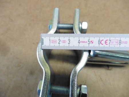 Abreißseil Halter mit Feder Verschluß PKW  Anhänger Kupplung Holland Haken