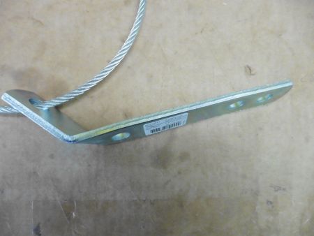 Abreißseil Halteseil mit Halterung PKW  Anhänger Kupplung 999202 verzinkt 90 mm