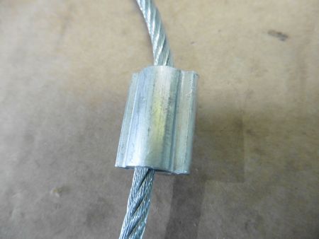 Abreißseil Halteseil mit Halterung PKW  Anhänger Kupplung 999202 verzinkt 90 mm