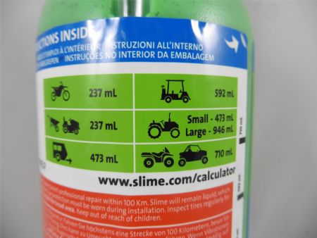 Preview: Slime Reifendichtmittel schlauchlos 946ml Rasentraktor Zeroturn Gator Traktor