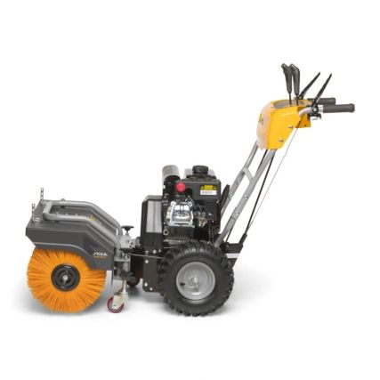 STIGA SWS 600G Benzin Kehrmaschine inkl. Behälter & Schneeschild Schneefräse