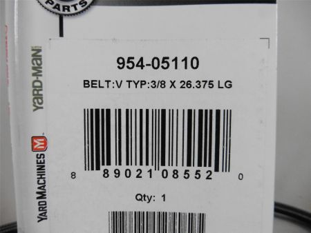 Preview: original MTD Keilriemen Fräsantrieb Schneefräse M 56 Wolf SF 56