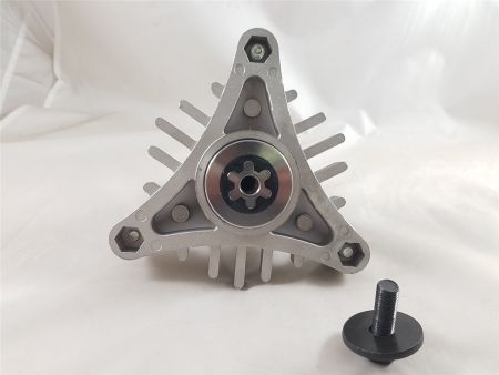 Messerspindel 6-Zahn linksgewinde für Husqvarna AYP McCulloch Lagerbock