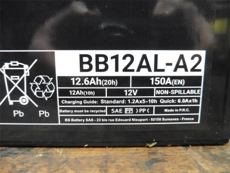 Preview: Starterbatterie für Honda Schneefräse Batterie HS 760 970 624 HSS 970 HSS760