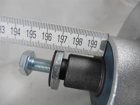 original ALKO Messerwelle T13 T15 T16 T18 Lagerbock Messerspindel Rasentraktor