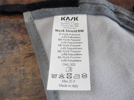 KASK Nackenschutz anthrazit für Zenith X Helme Regen Schnee Wind Schutz