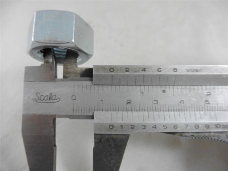 original Walker Mower Messer Mutter 5/8-18 Messerbefestigung Mähwerk Mähdeck