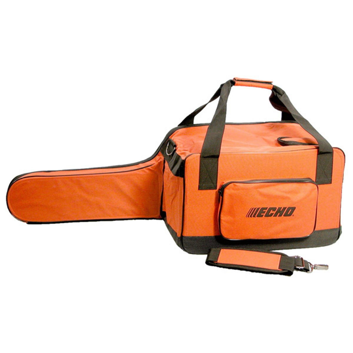Kettensägen-Tragetasche Wasserdichte Reisetasche Kettensägen-Tasche 22 Zoll langer Reißverschluss Design für Holzfäller Orange, Middle zipper 
