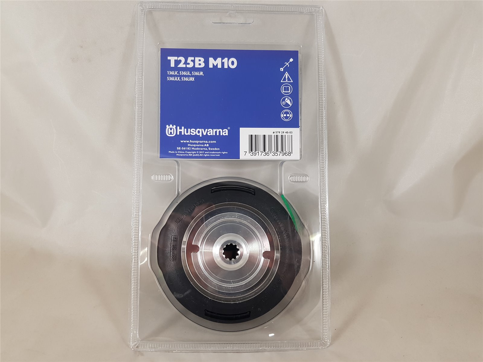original Husqvarna Fadenkopf T25B M10 Mähfaden 136LiC 536 LiL LiR 