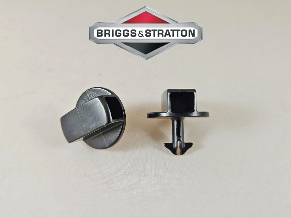 2x original Briggs & Stratton Luftfilterdeckel Verschluss Schraube Knopf 597244