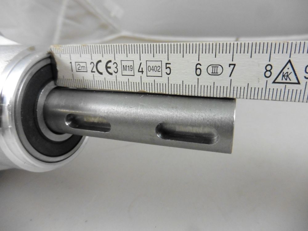 Messerspindel für Castelgarden Mähwerk links 102cm 122cm Messerwelle TC TCP TP