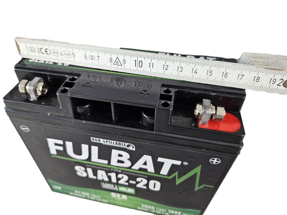 Fulbat Rasentraktor Batterie 12V 20Ah AGM ersetzt 18Ah 17Ah Aufsitzmäher