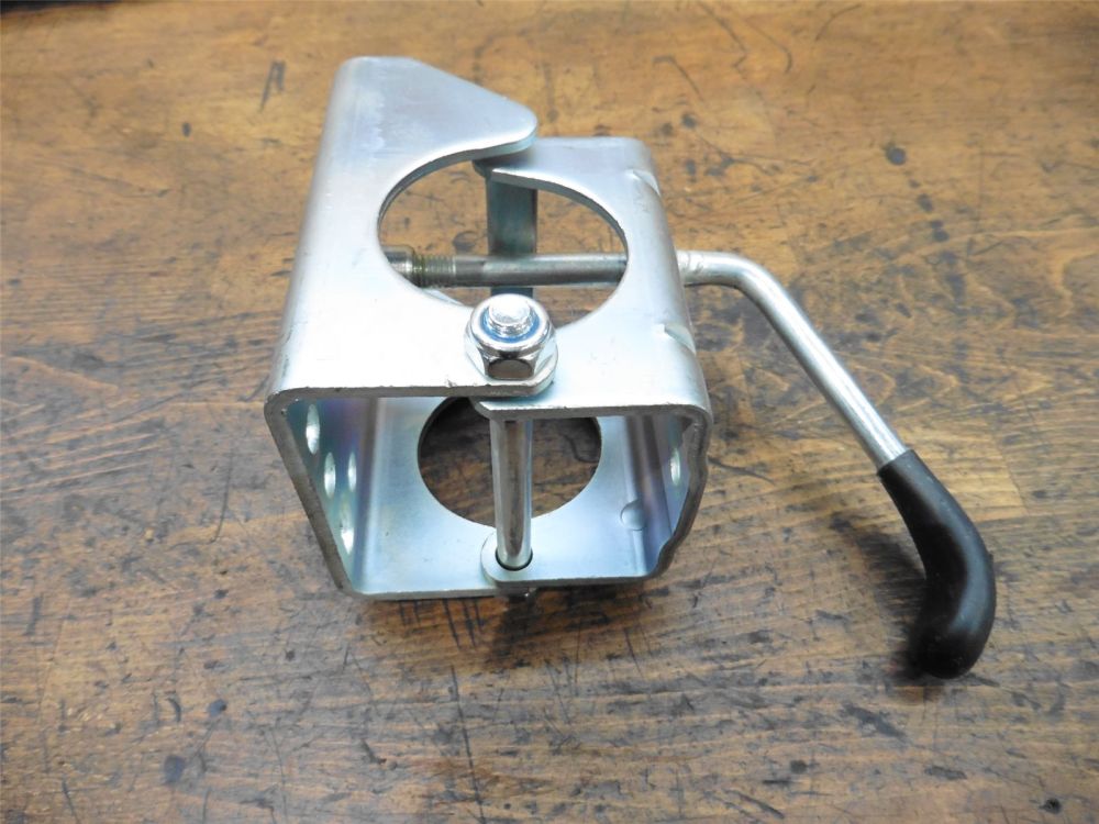 Knott Klemmschelle für Anhänger Stützrad 60mm Befestigung Klemmhalter verzinkt