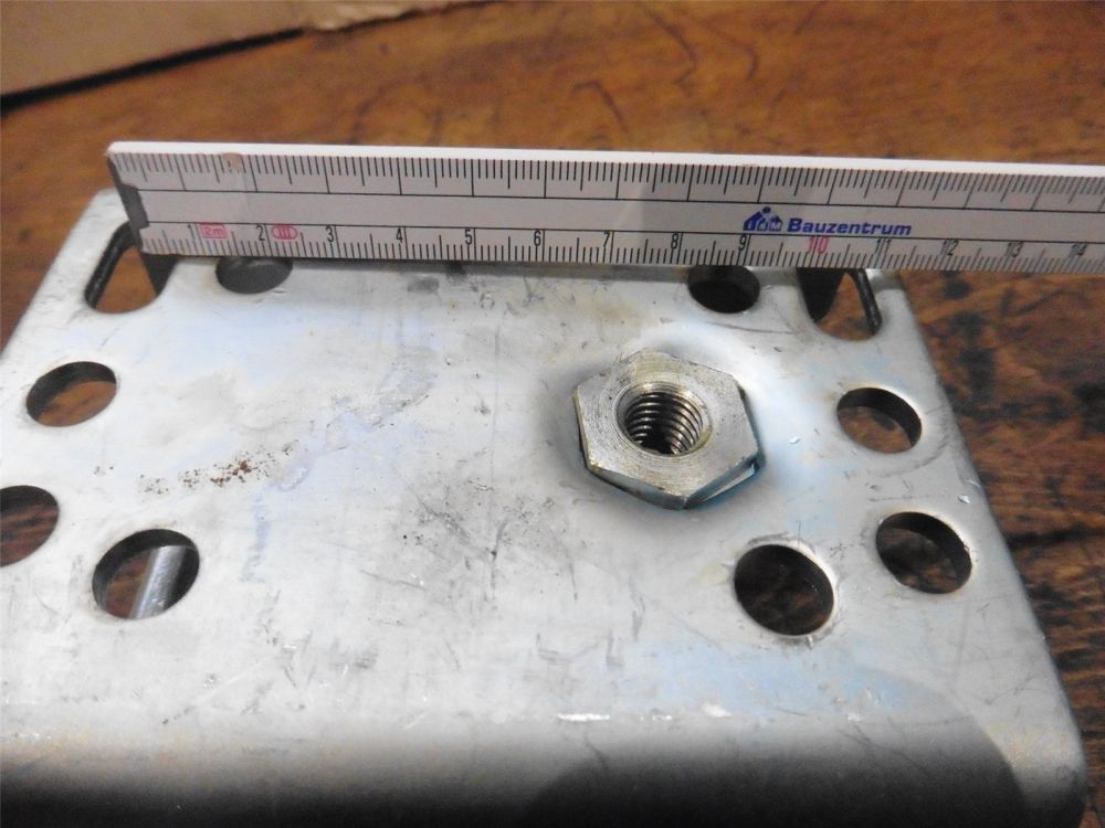 Knott Klemmschelle für Anhänger Stützrad 60mm Befestigung Klemmhalter verzinkt