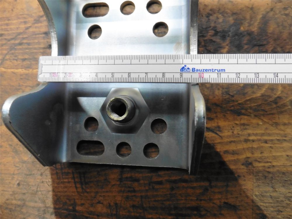 Knott Klemmschelle für Anhänger Stützrad 60mm Befestigung Klemmhalter verzinkt