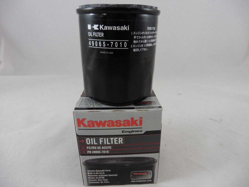 original Kawasaki Ölfilter für Rasentraktoren Filter Oil FH FX FJ 49065-7010