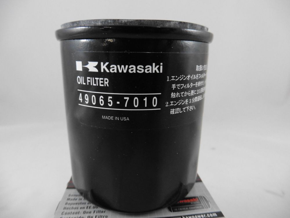 original Kawasaki Ölfilter für Rasentraktoren Filter Oil FH FX FJ 49065-7010