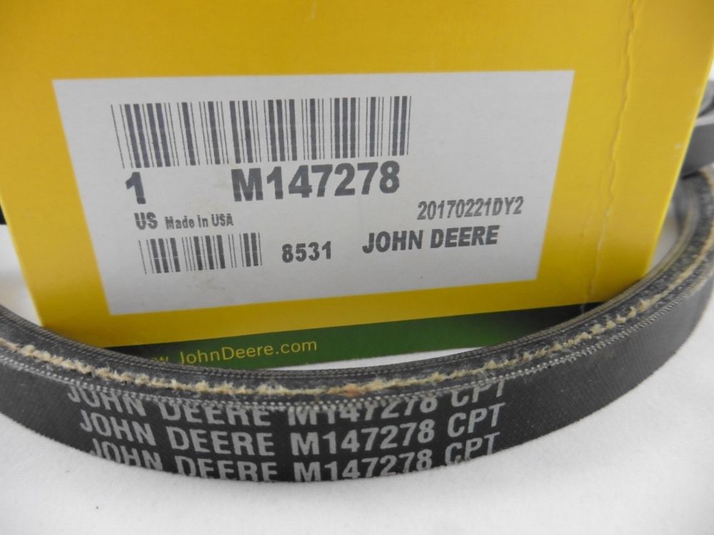original John Deere Rasentraktor Zeroturn Power Flow Keilriemen 48C  Mähwerk