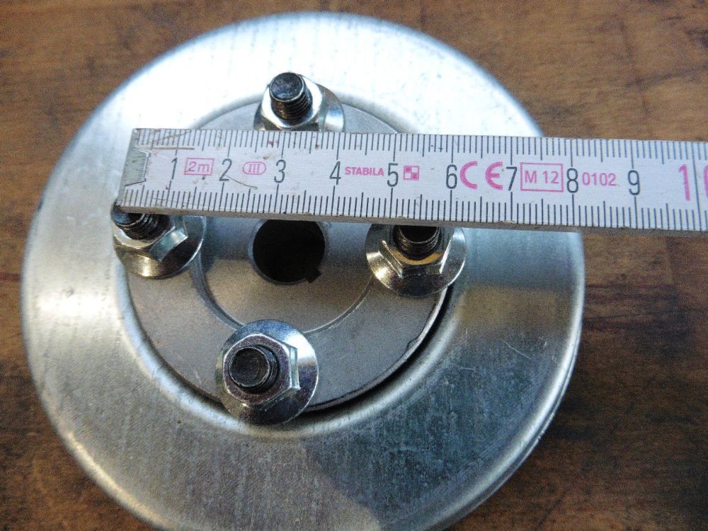 Antriebsscheibe Flansch für Reibrad Schneefräse Aufsitzmäher John Deere Snapper