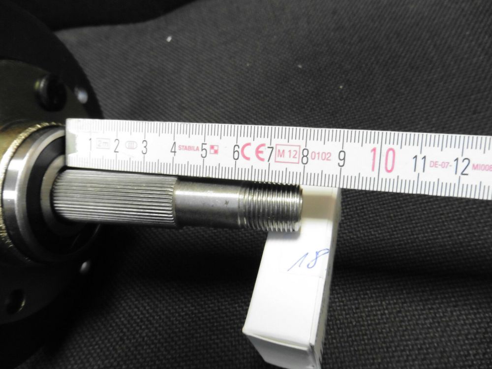 original MTD Messerwelle Rasentraktor Super18 117cm Mähwerk links Messerspindel