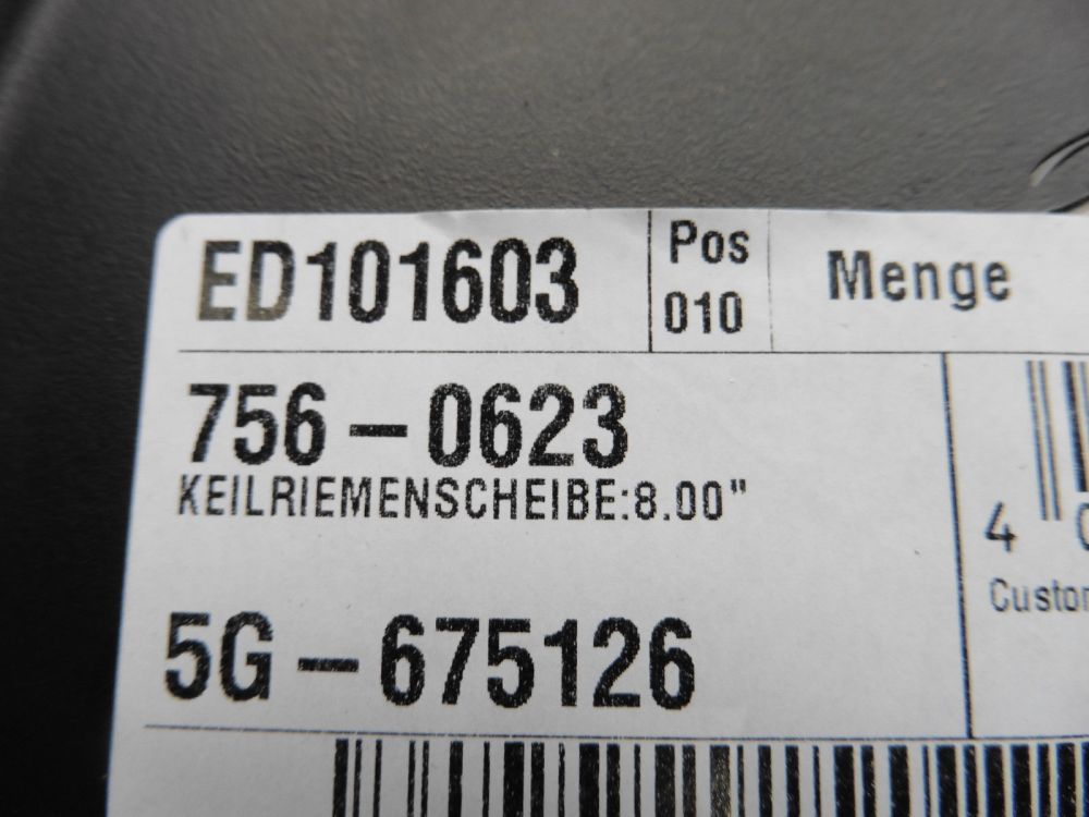 orig. MTD Riemenscheibe Rasentraktor Mähwerk 76cm 756-0623 JLX 76 Smart RC 125