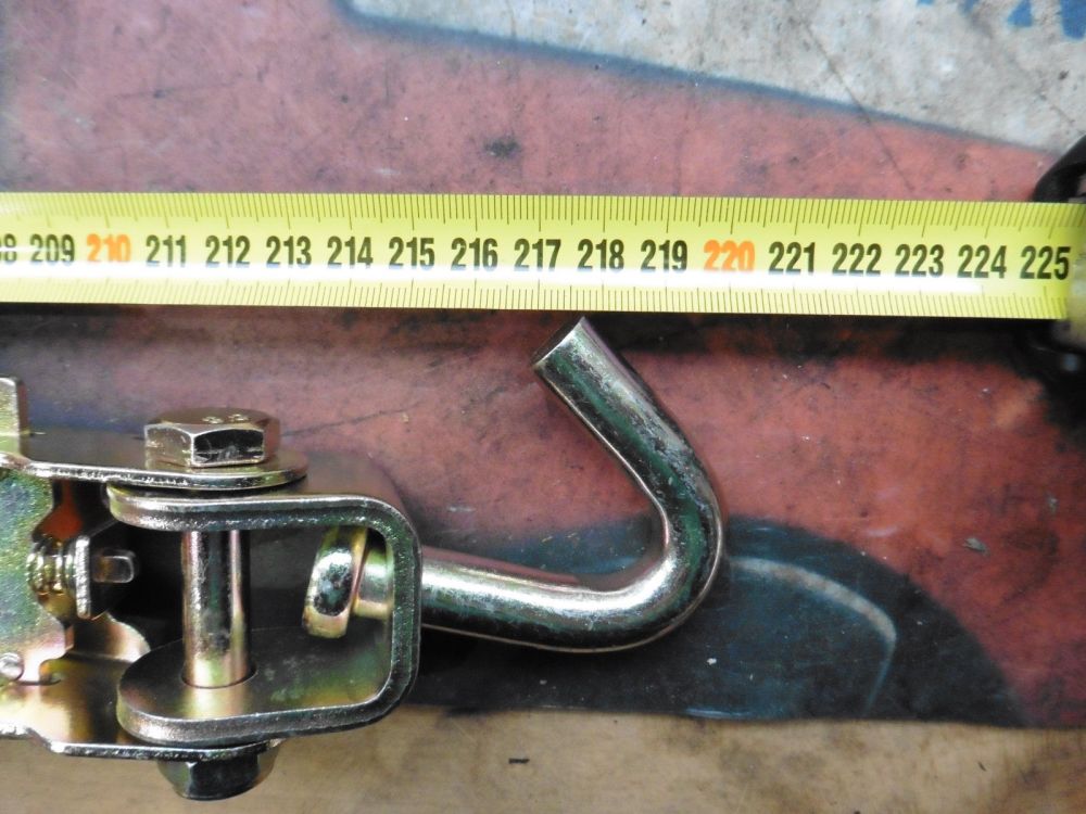 4 x Zurrgurte 1,8 m Autotransport Anhänger Ladungssicherung Car Lashing 1000 daN