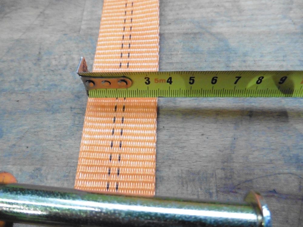 4 x Zurrgurte 1,8 m Autotransport Anhänger Ladungssicherung Car Lashing 1000 daN