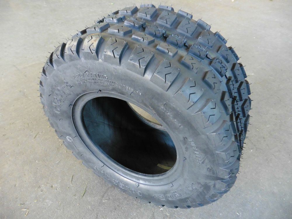 2x original Stiga Park Pro Reifen Räder Kenda 17 x 8.00-8 Power Turf 200/55 - 8