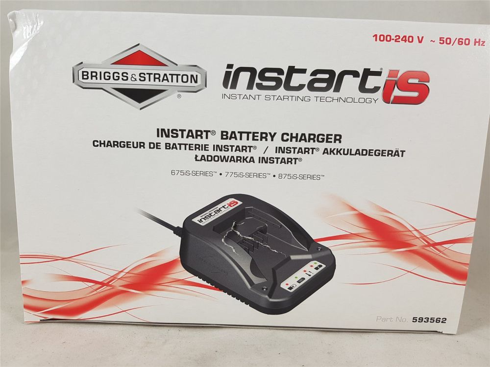 Batterieladegerät Instart Akkuladegerät Briggs& Stratton 100-240 V ~ 50 /60 Hz