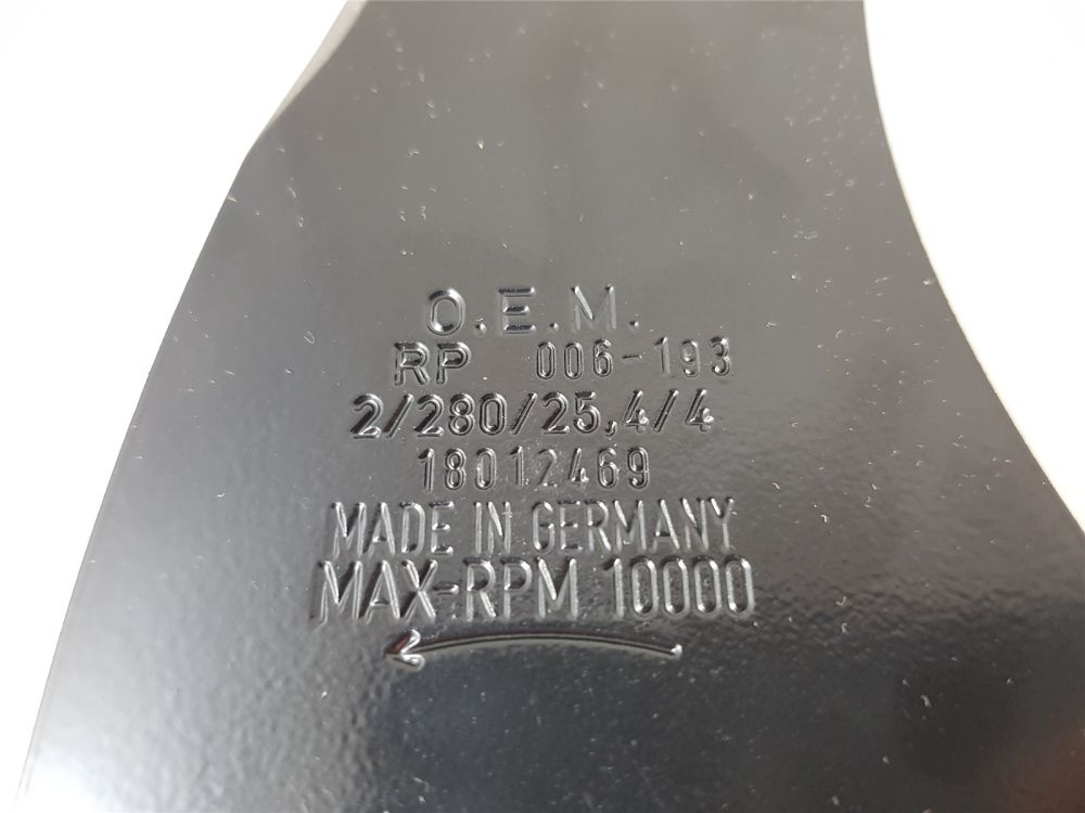 Freischneider Messer Dickichtmesser Häckselmesser Mulchmesser Stihl 290 25,4 mm