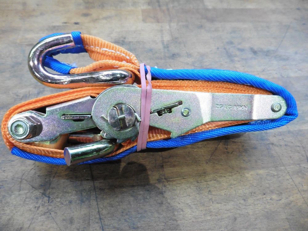 4 x Zurrgurte 1,8 m Autotransport Anhänger Ladungssicherung Car Lashing 1000 daN