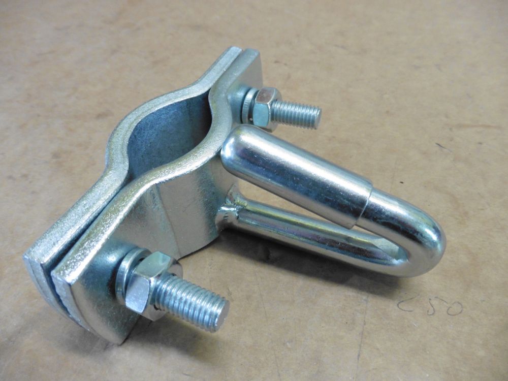 Abreißseil Halter mit Feder Verschluß PKW  Anhänger Kupplung Holland Haken