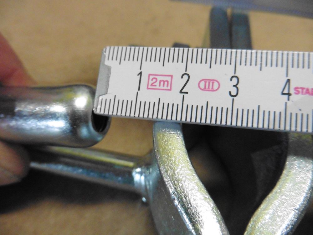 Abreißseil Halter mit Feder Verschluß PKW  Anhänger Kupplung Holland Haken