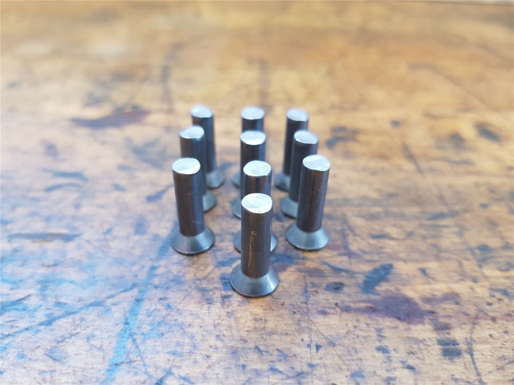 10 original ESM Senknieten Senkkopfniet 5x17mm Messerklingen Mähmesser 5440161